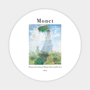 Claude Monet Parasol Magnet